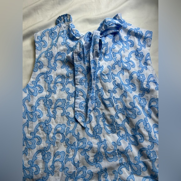 Lilly Pulitzer Dahliana size L NWT white and Blue - Picture 7 of 7